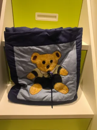 Manta de bebé con osito