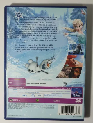 FROZEN: EL REINO DEL HIELO. DVD. DISNEY