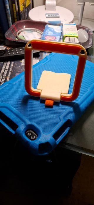 Tablet Bambini Cover Antiurto Blu/Arancio