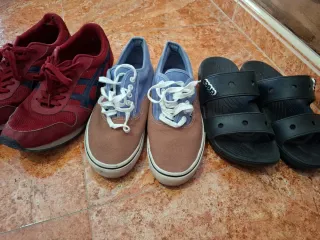 Lote Asics, Crocs y Your Turn tenis zapatos chancl