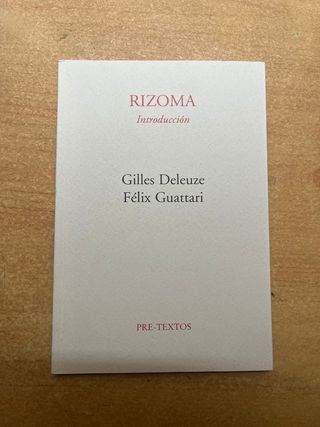 Rizoma: Introducción