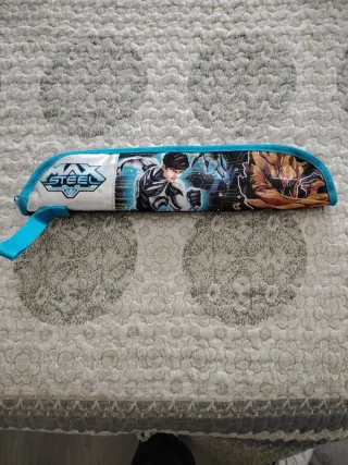 Flauta dulce con funda