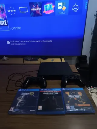 PS4 Slim Nero Come Nuovo+ Extra