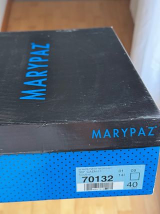 Botines tacón alto negros talla 40