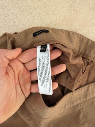 Pantalones Massimo Duty Talla 42 Marrón