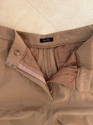 Pantalones Massimo Duty Talla 42 Marrón