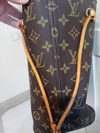 Neverfull Mediano Louis Vuitton Beige