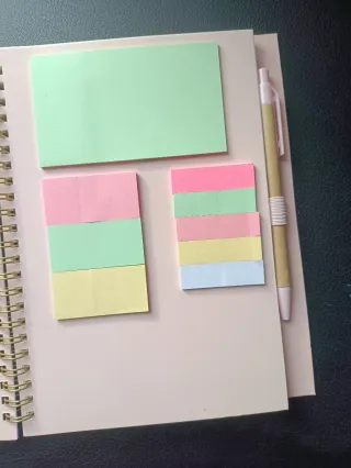 Bloc de notas A5 con flores