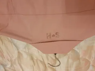 Camicia rosa maniche a palloncino