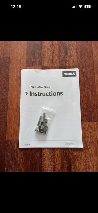 Adaptador Bebé Thule para Coche Thule infant sling