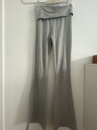 Shein Leggings Grises Acampanados