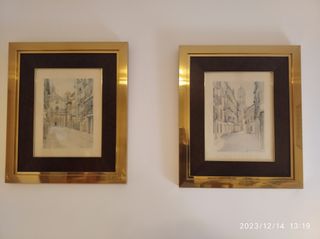 Juego de 2 cuadros decorativos