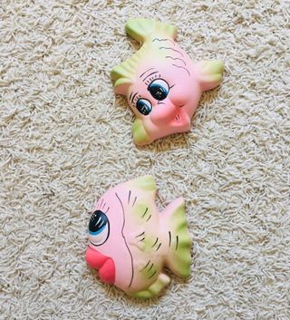 Figuras pared escayola decoración infantil peces
