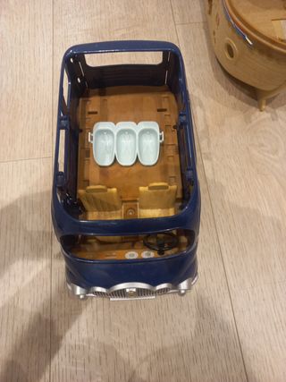 Coche azul y barco Sylvanian Families