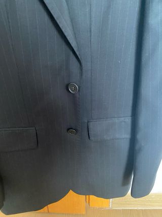 Traje de chaqueta raya diplomática