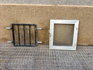 Ventana aluminio y reja
