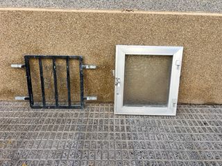 Ventana aluminio y reja