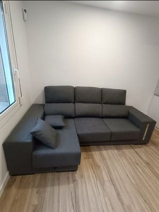 Sofá Chaiselongue Gris Nuevo