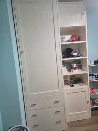 Dormitorio infantil completo d calidad color beige