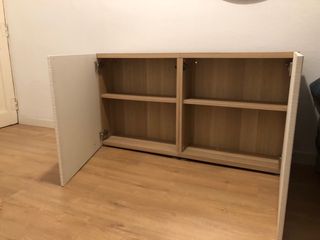 Aparador Beige/Marrón 120x65x20