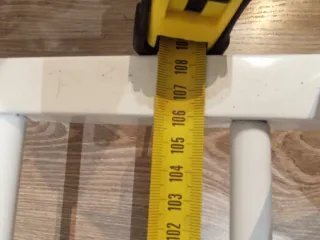 Perchero Doble Metálico Blanco con zapatero.