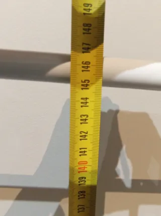 Perchero Doble Metálico Blanco con zapatero.