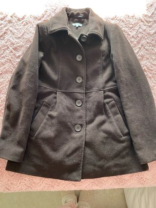 Abrigo marrón mujer