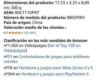 Backbone One - Mando iPhone Lightning