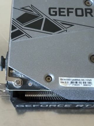 Scheda grafica Gigabyte RTX 3060