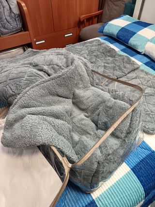 Edredón Jacquard Gris 240x260