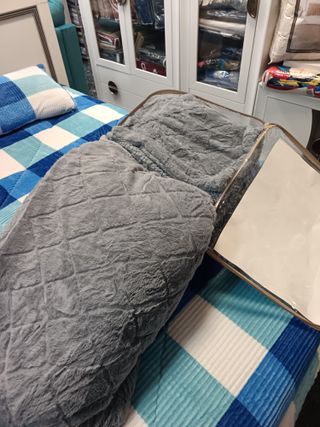 Edredón Jacquard Gris 240x260