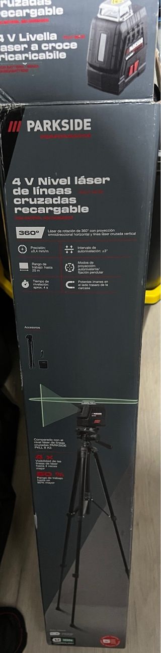 Nivel Láser PARKSIDE 4V con Trípode