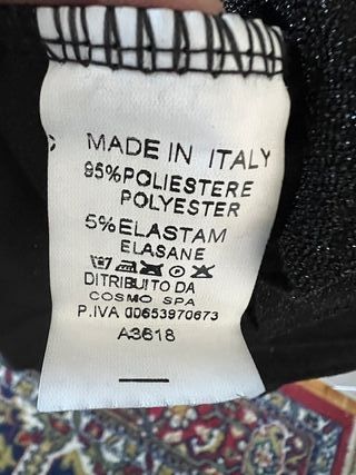 Gonna nera plissettata