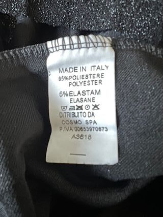 Gonna nera plissettata