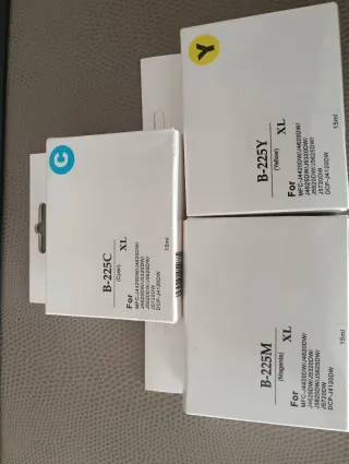 Cartuchos Brother B-225C, B-225M, B-225Y