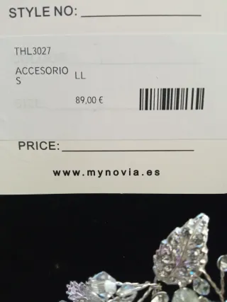 Tocado Novia/ Madrina/ Invitada , Flores y Cristal