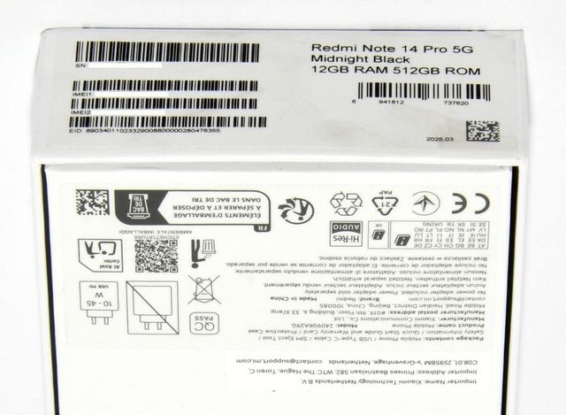 Xiaomi Redmi Note 14 Pro 5G 256GB NOVO