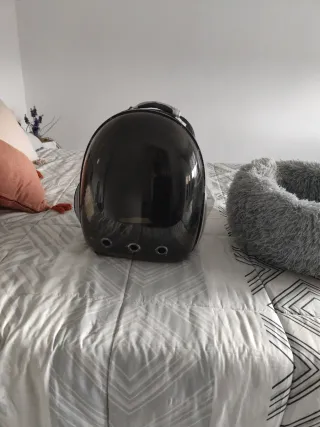 Mochila transportín gato nueva