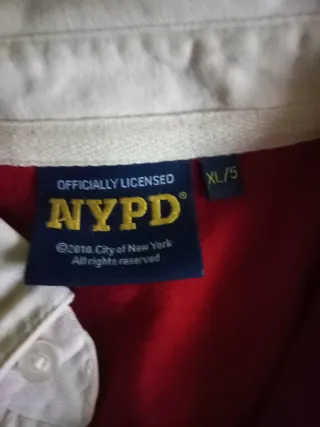 Jersey / Sudadera NYPD Roja Talla XL