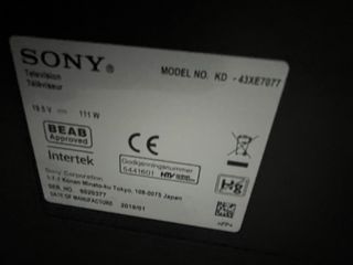 TV Sony 40 Smart TV plateada