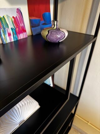 Estantería Negra Metálica Sklum