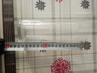 Vasos de tubo de cristal