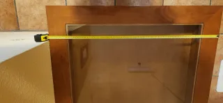 Mesa de centro madera y cristal