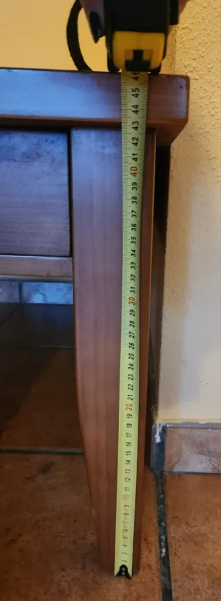 Mesa de centro madera y cristal