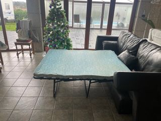 Sofá Cama Piel 4 Plazas 220x100cm