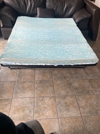 Sofá Cama Piel 4 Plazas 220x100cm