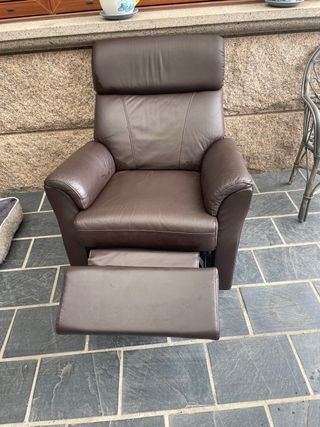 Sofá Cama Piel 4 Plazas 220x100cm