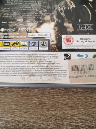 Conjunto 2 Jogos "Resistance" para PS3