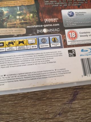 Conjunto 2 Jogos "Resistance" para PS3