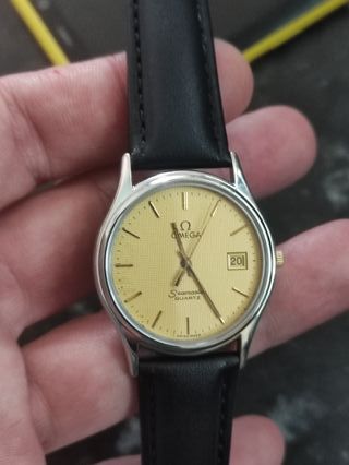 Omega Seamaster Quartz Reloj Dorado